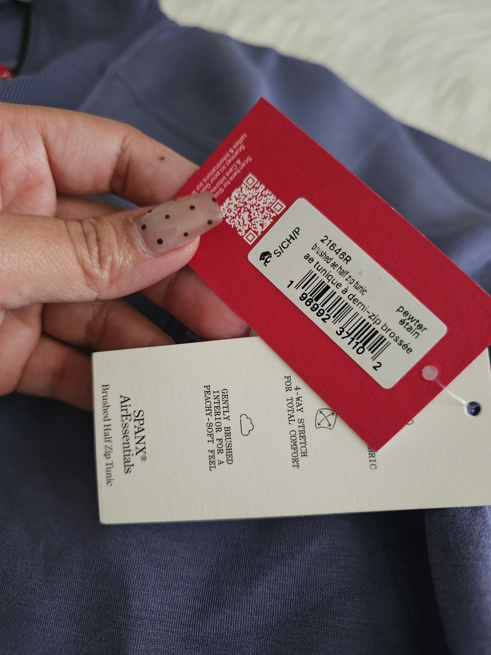 Spanx AirEssential Half Zip Tunic - Picture 4 of 4